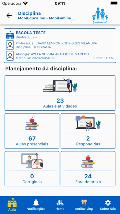 MobiFamília Ekran Görüntüleri