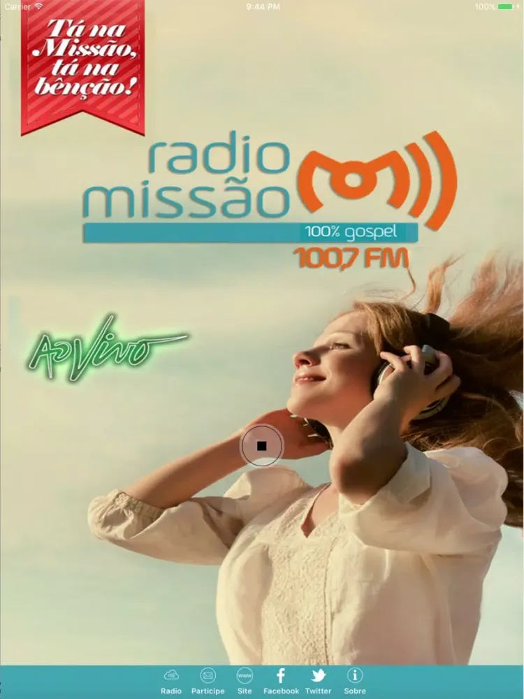 Tangkapan skrin Missão FM iPad 