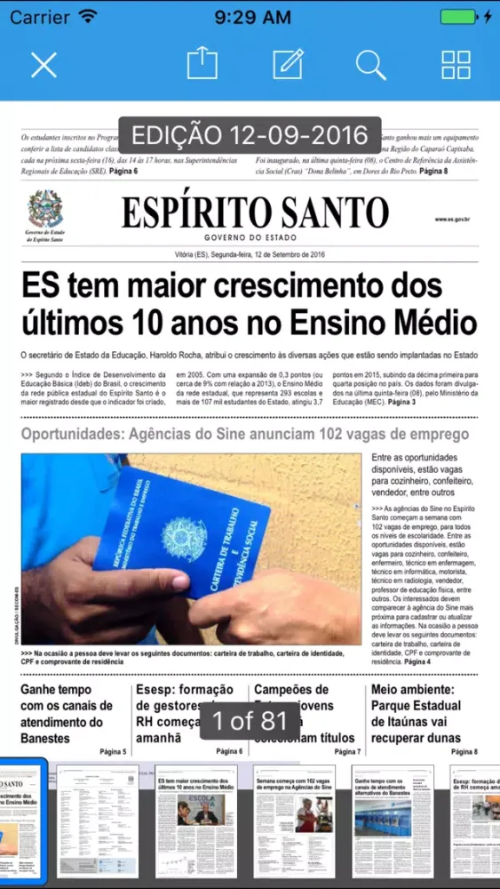 Leitor IOES應用截圖