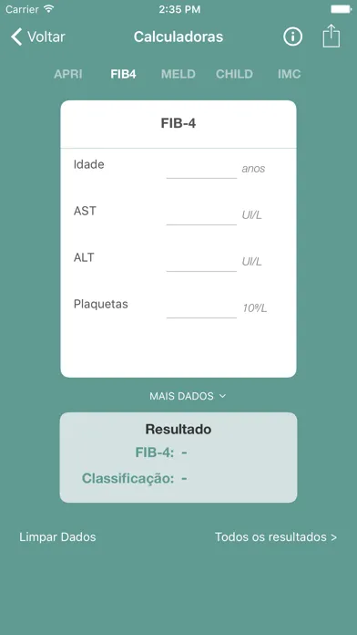 HCV-CALC Screenshots