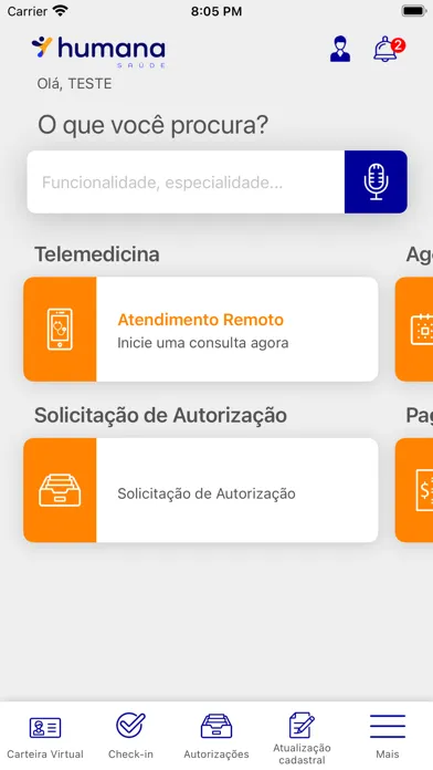 Captures d'écran de Humana Saúde Nordeste