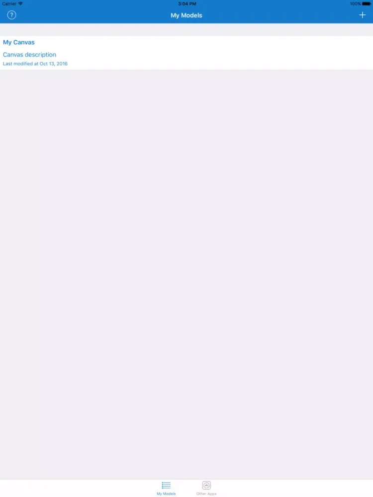 Startup Canvas - Business Model Canvas iPad 应用截图