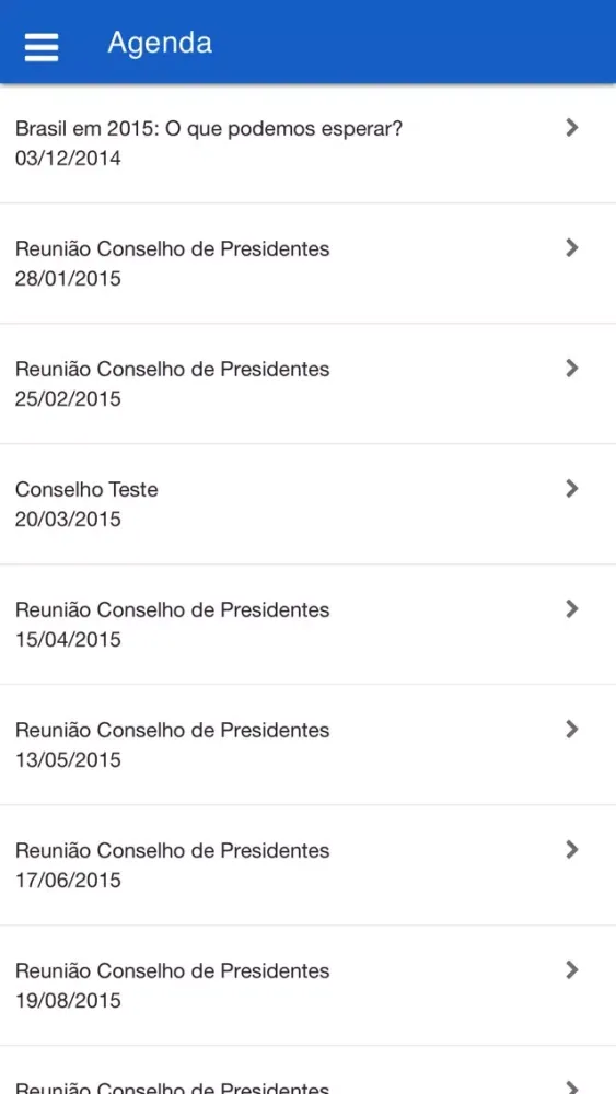 Conselho de Presidentes Screenshots