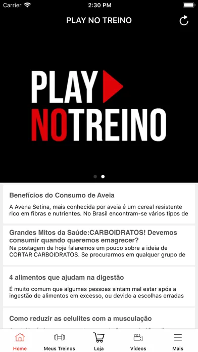 Capturas de pantalla de PLAY NO TREINO