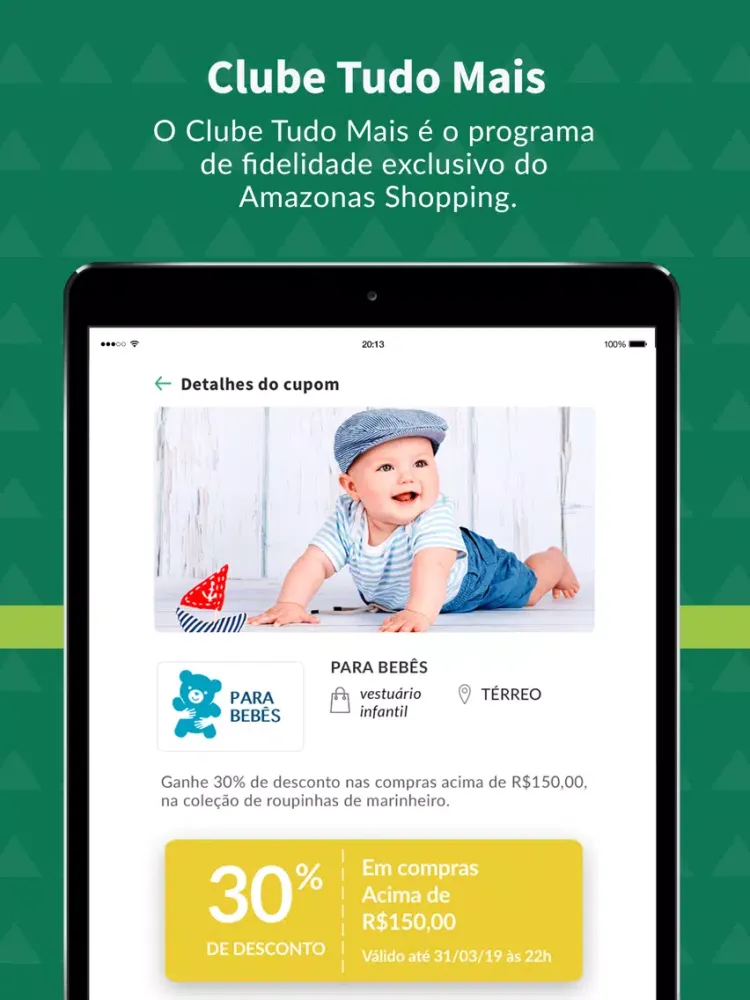 Capturas de tela do Amazonas Shopping iPad 