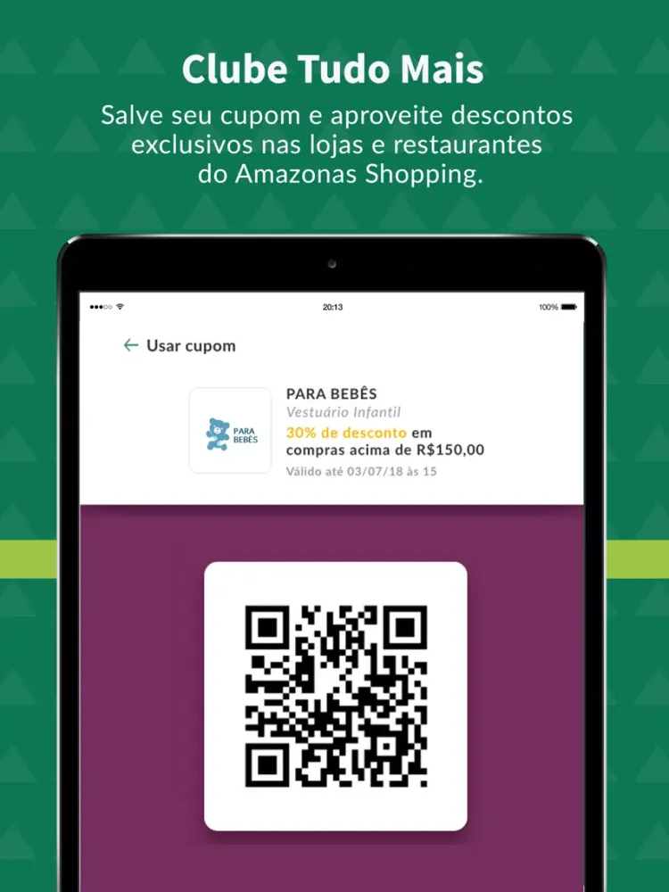 Capturas de tela do Amazonas Shopping iPad 
