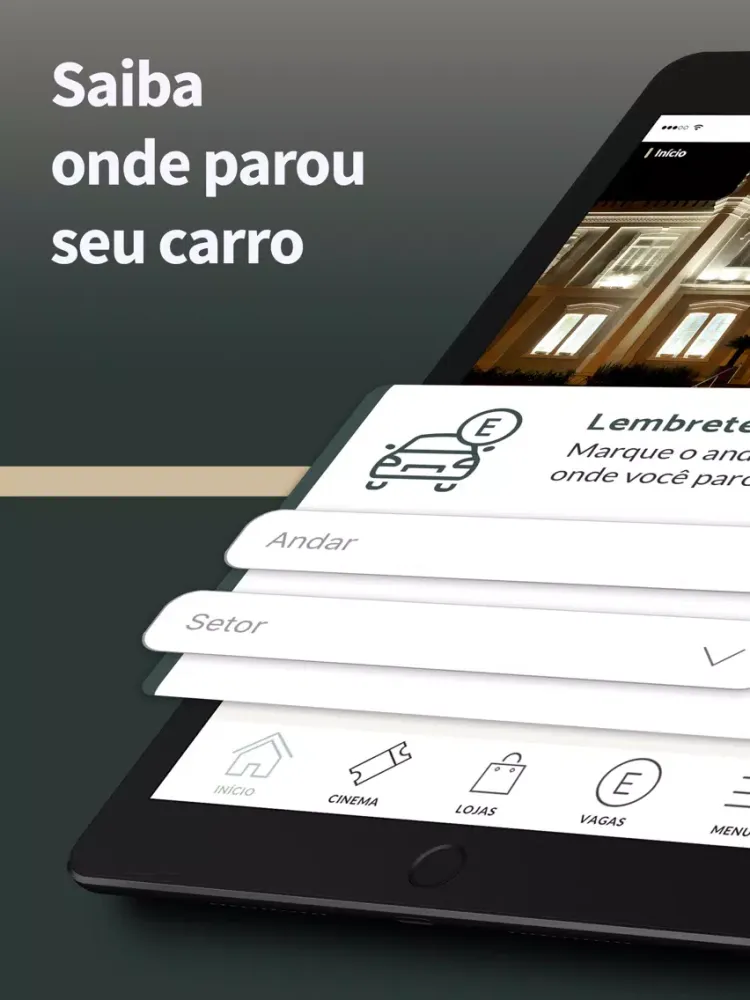 Capturas de tela do Shopping Curitiba iPad 