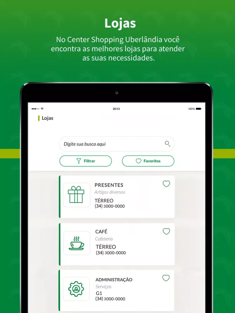 Capturas de pantalla de Center Shopping Uberlândia iPad 