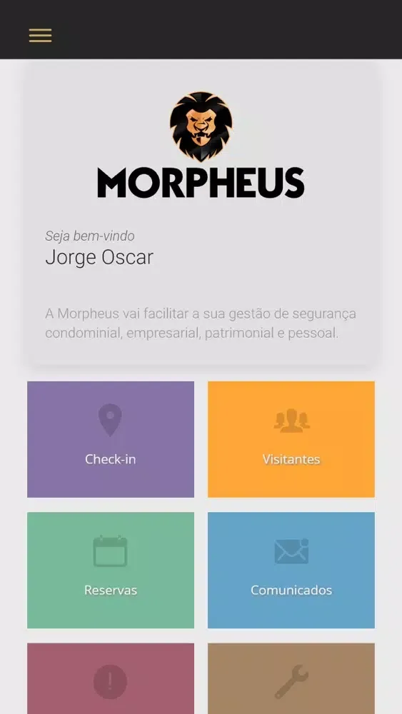 Capturas de tela do Morpheus Business