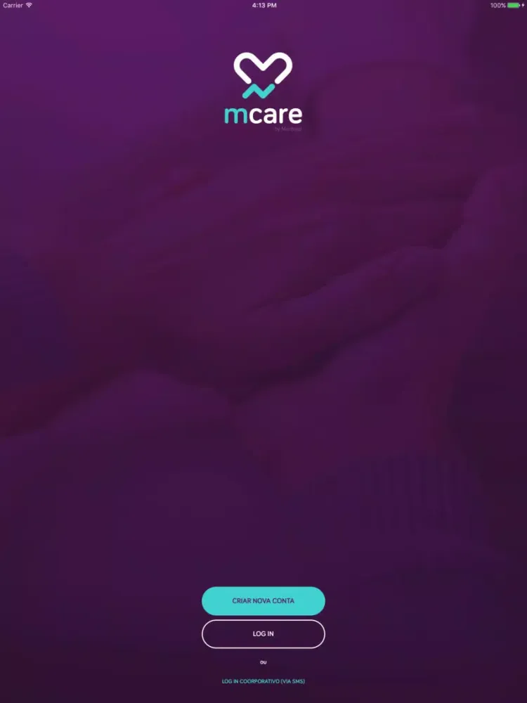 Capturas de tela do mCare iPad 
