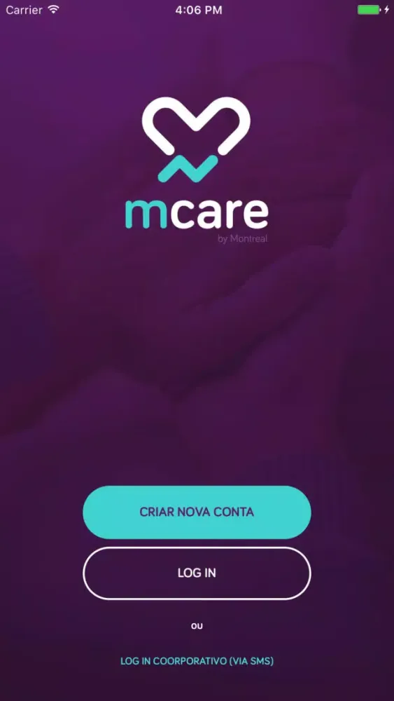 Capturas de tela do mCare