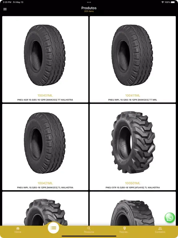 Big Tires App iPad  স্ক্রিনশট
