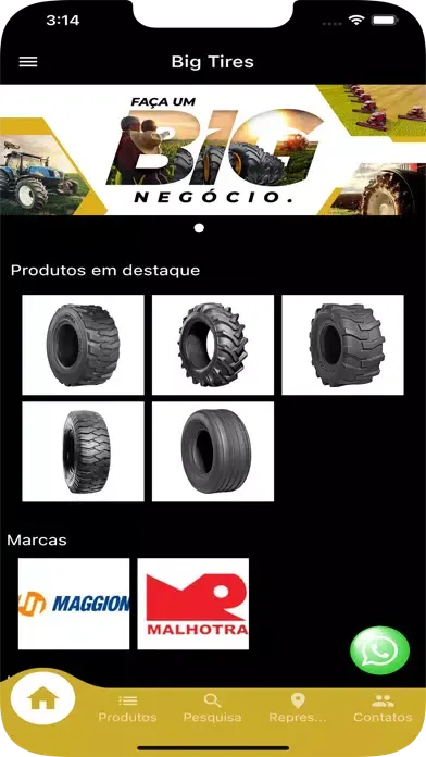 Big Tires App স্ক্রিনশট