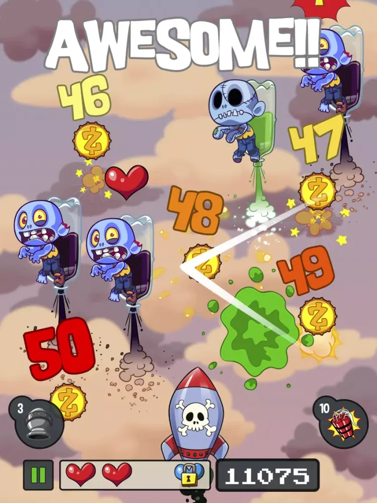 Bounty Hunter vs Zombie: The Intergalactic Undead Wars iPad  سکرین شاٹس