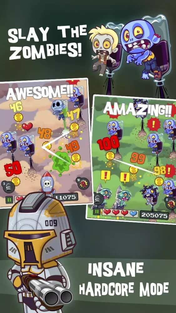 Bounty Hunter vs Zombie: The Intergalactic Undead Wars سکرین شاٹس