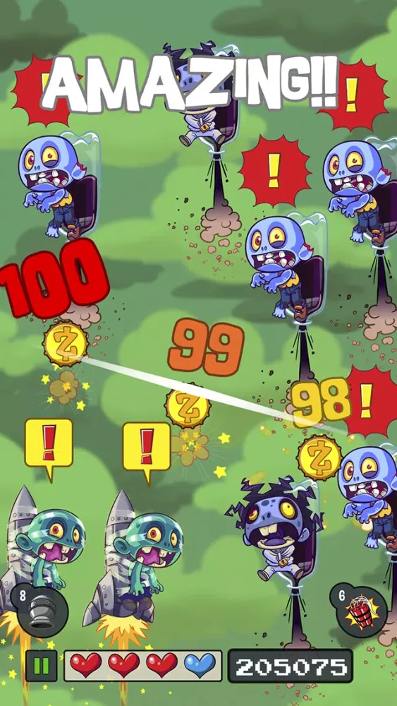 Bounty Hunter vs Zombie: The Intergalactic Undead Wars سکرین شاٹس
