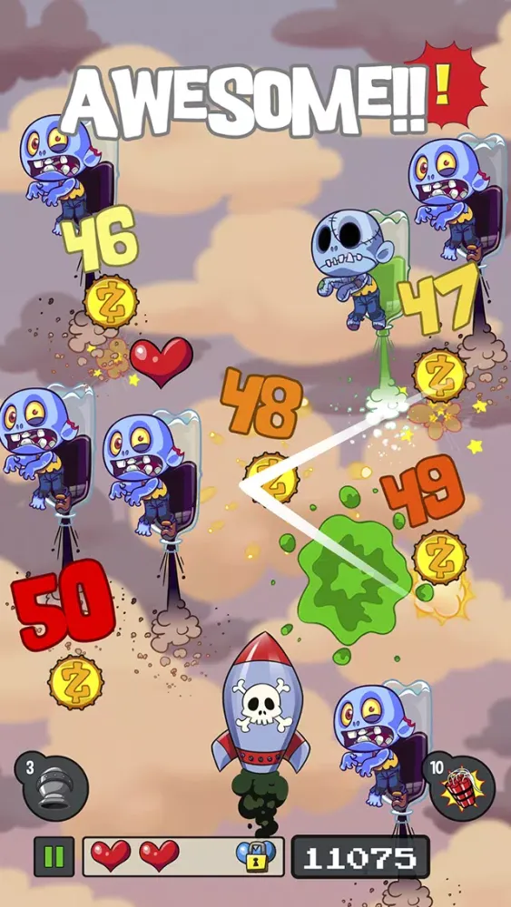 Bounty Hunter vs Zombie: The Intergalactic Undead Wars سکرین شاٹس
