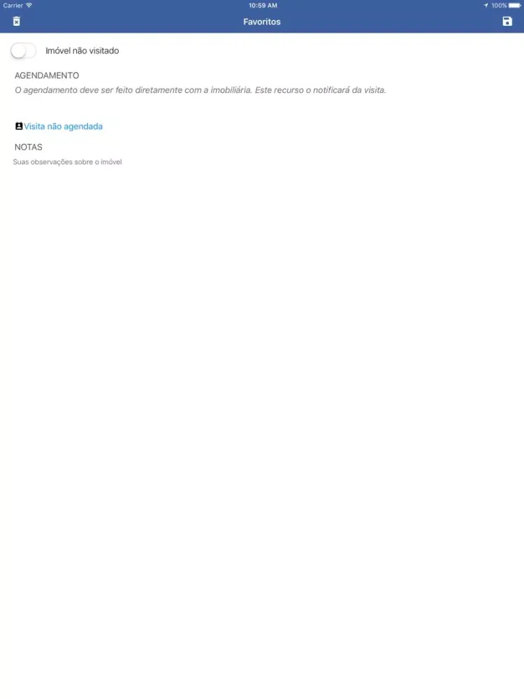 Zrzuty ekranu GV Imóveis iPad 