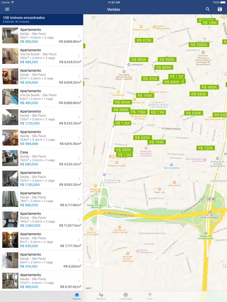 Zrzuty ekranu Imobiliária Prime Brokers iPad 