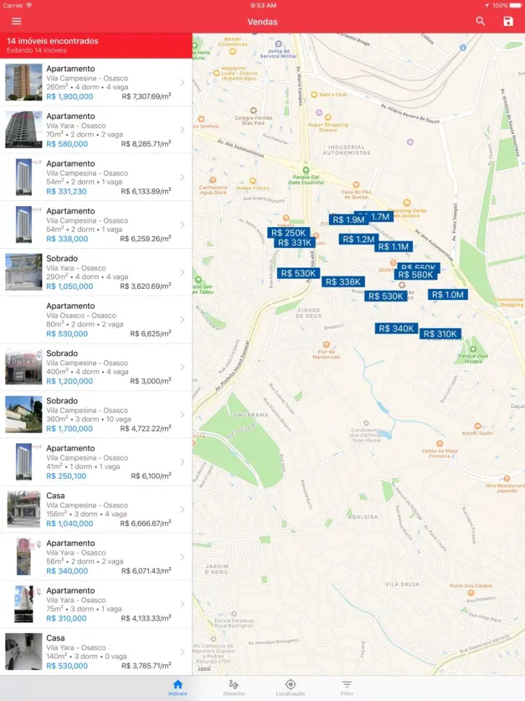 Captures d'écran de RE/MAX House iPad 