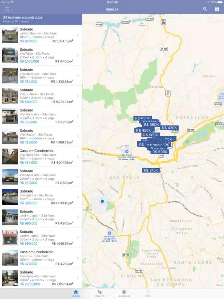 SDF Imóveis iPad  Screenshots