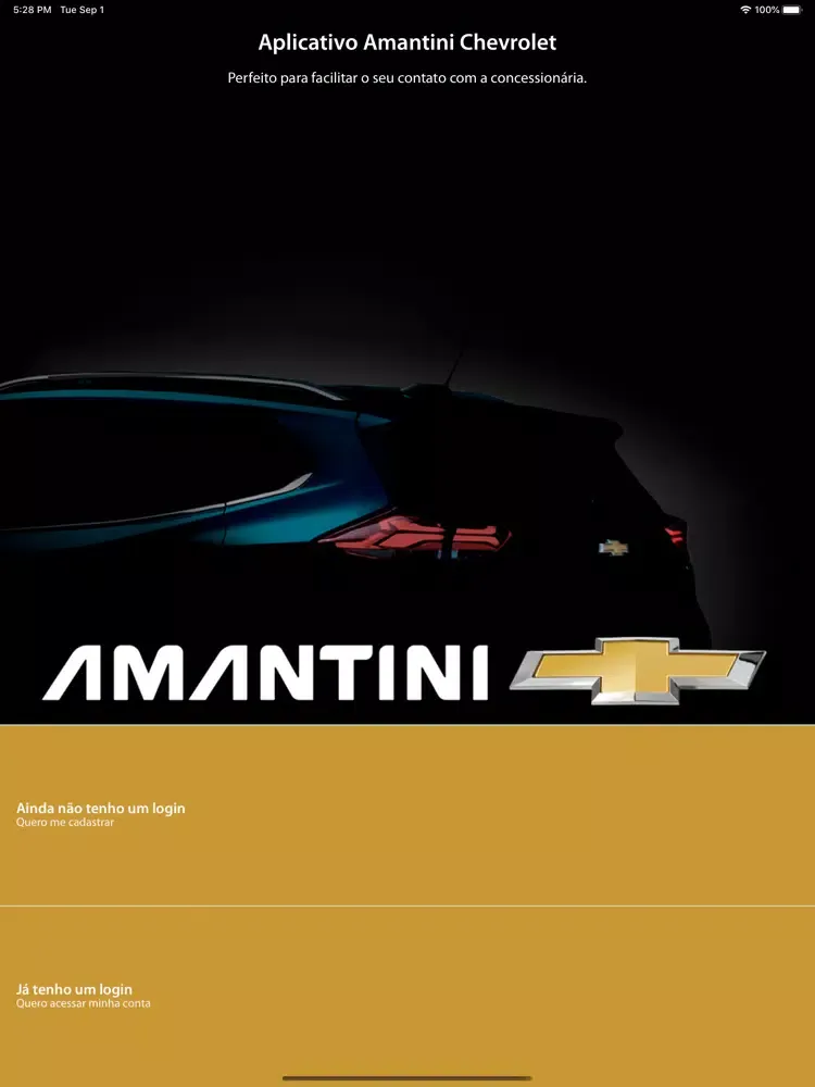 Amantini Chevrolet iPad  Screenshots
