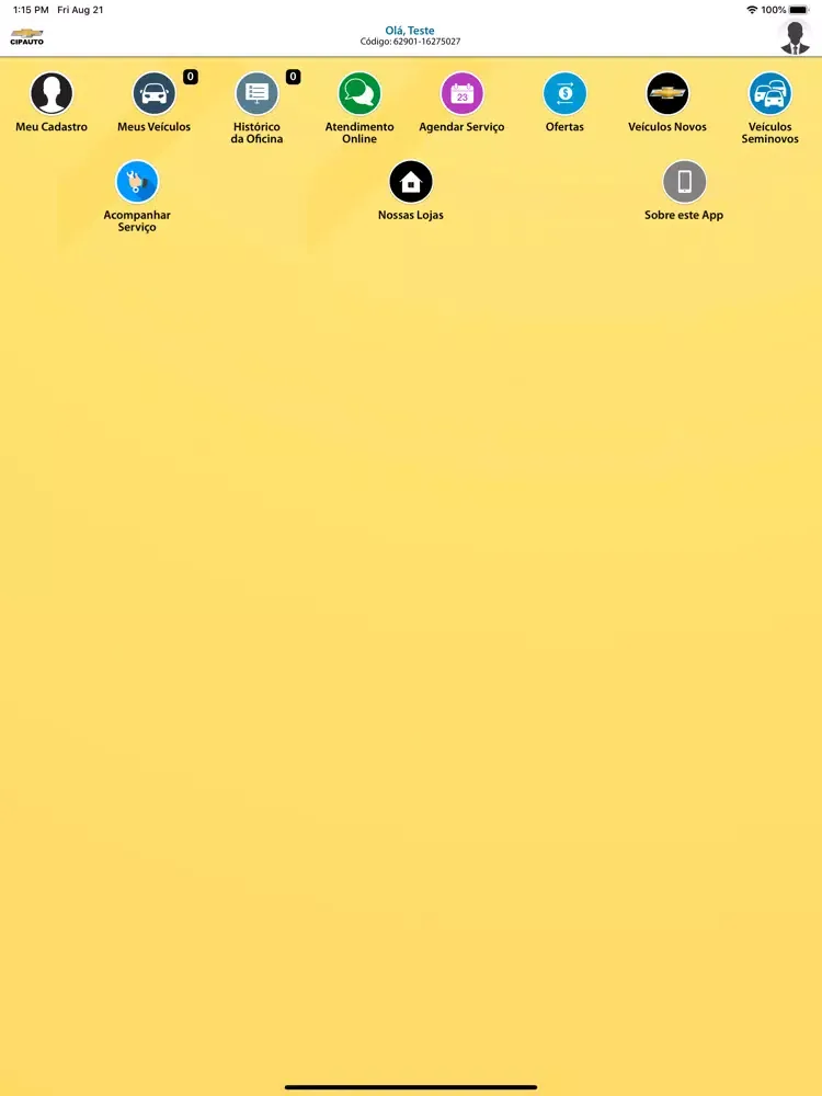 Cipauto Chevrolet iPad  Screenshots