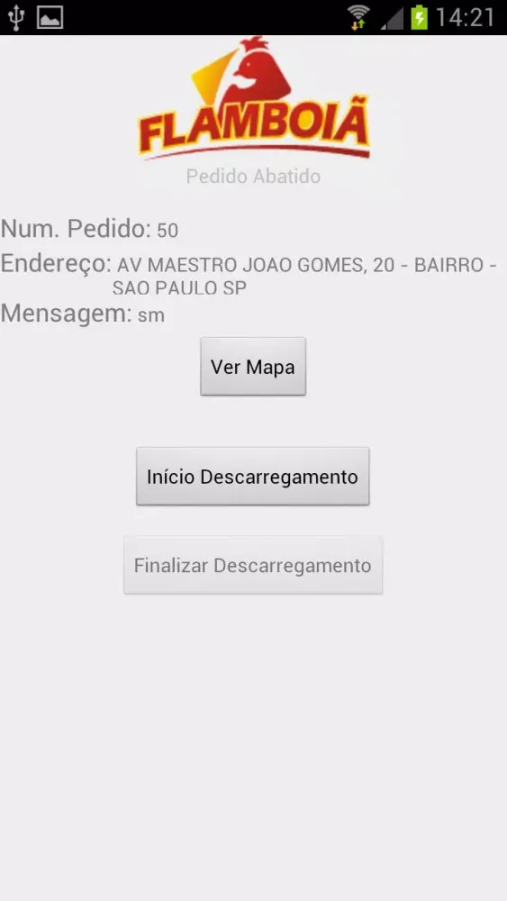 Capturas de tela do Flamboiã Pedido Abatido - Cpm