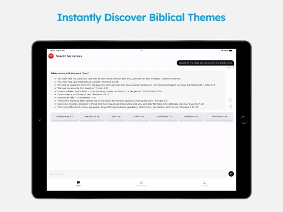 Bible A.I. iPad  Screenshots