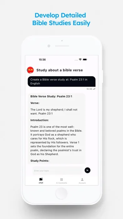 Bible A.I. Screenshots