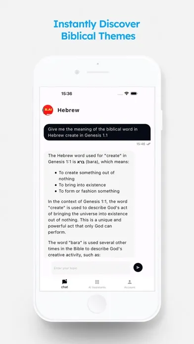 Bible A.I. Screenshots