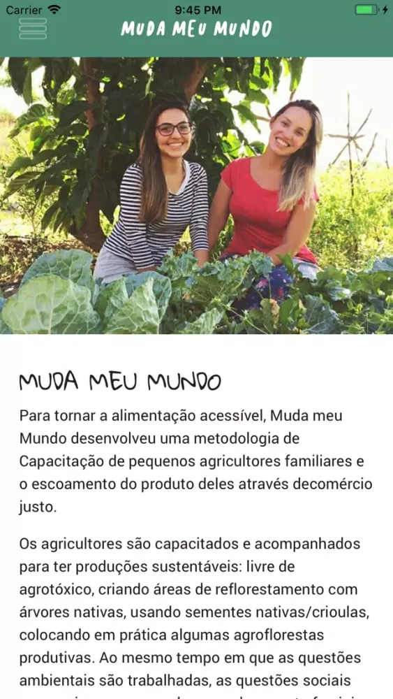 Captures d'écran de Muda Meu Mundo