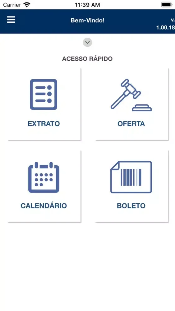 Capturas de tela do Consorciado Multimarcas