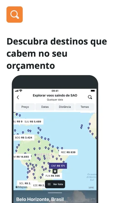 Captures d'écran de Mundi: Voos, Hotéis e Carros