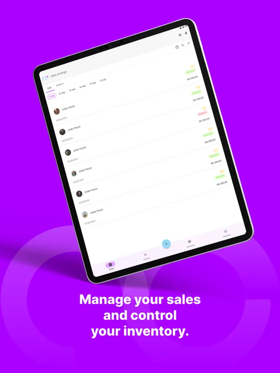 Скриншоты Myne - Controle de Vendas iPad 