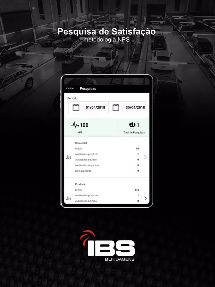 ภาพหน้าจอของ IBS BLINDAGENS iPad 