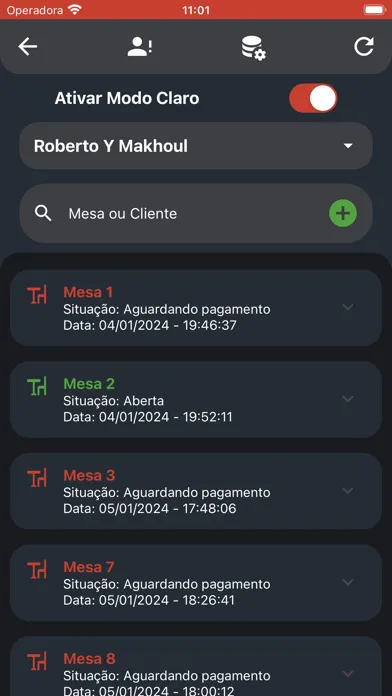 Comanda Garçom Yunes Phone应用截图