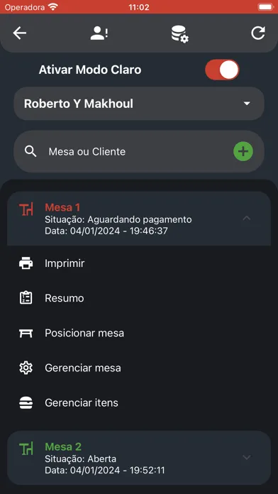 Comanda Garçom Yunes Phone应用截图