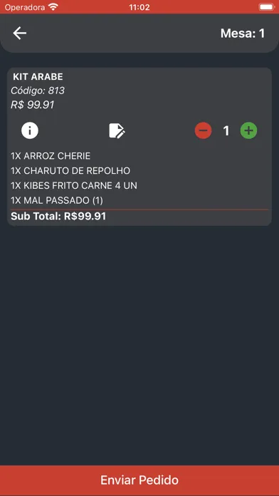 Comanda Garçom Yunes Phone应用截图
