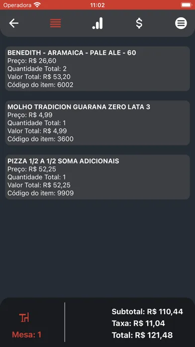 Comanda Garçom Yunes Phone应用截图