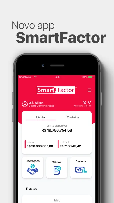 Tangkapan skrin SmartFactor