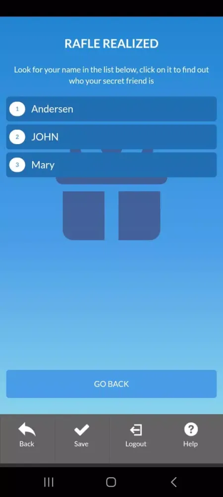 Secret santa draw Screenshots