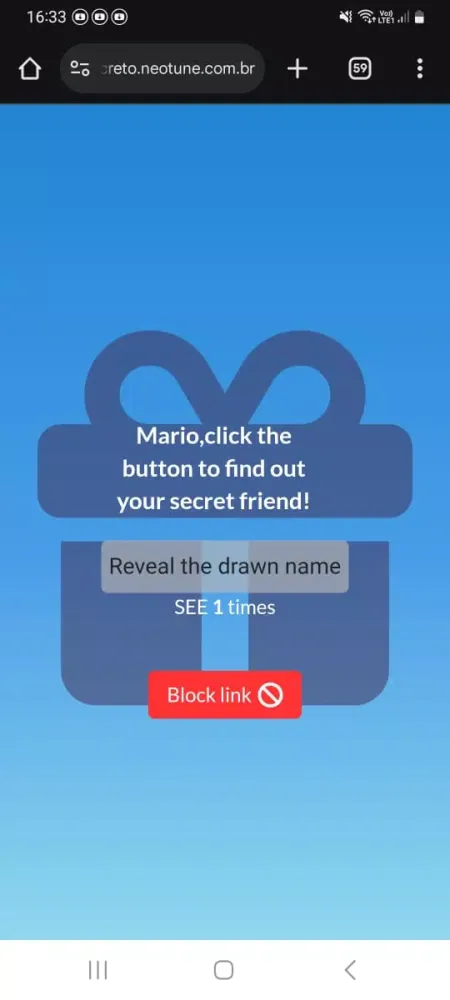 Secret santa draw Screenshots