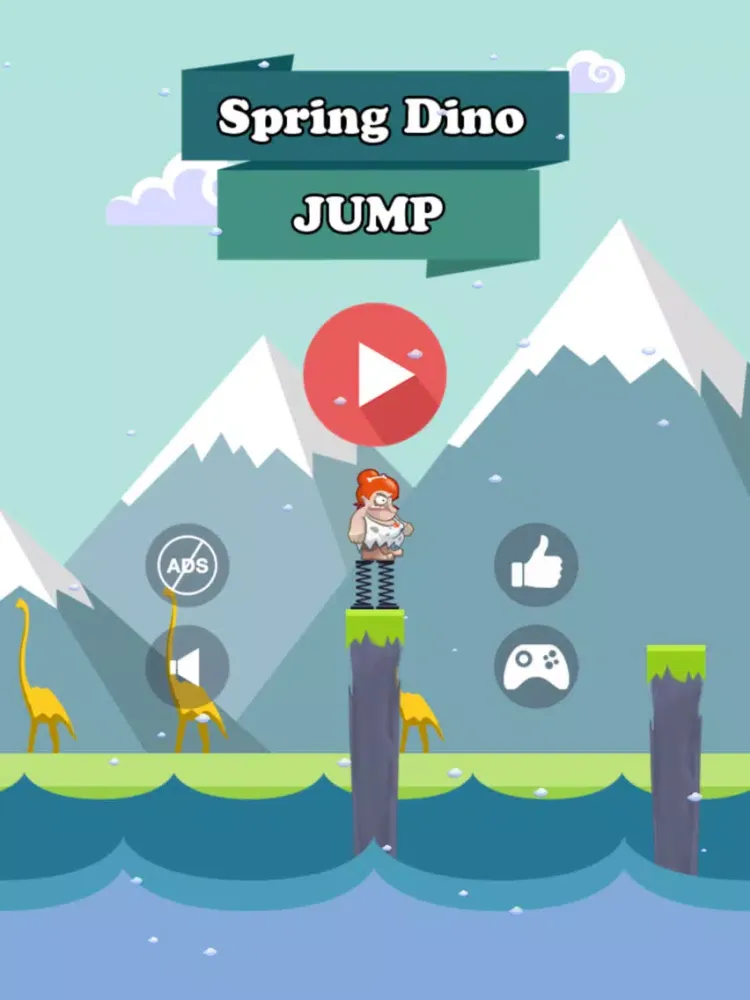 Spring Dino Jump iPad  스크린샷