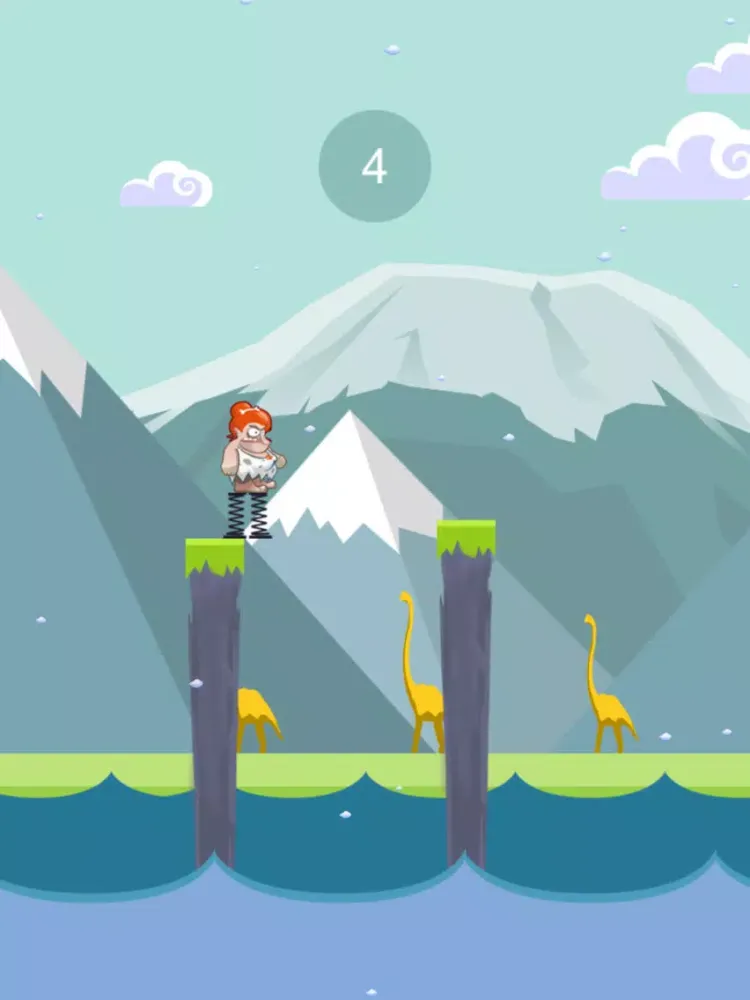 Spring Dino Jump iPad  스크린샷