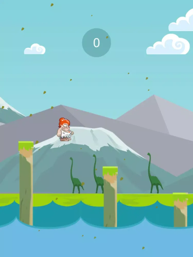 Spring Dino Jump iPad  스크린샷