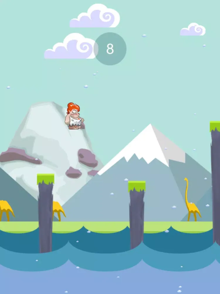 Spring Dino Jump iPad  스크린샷