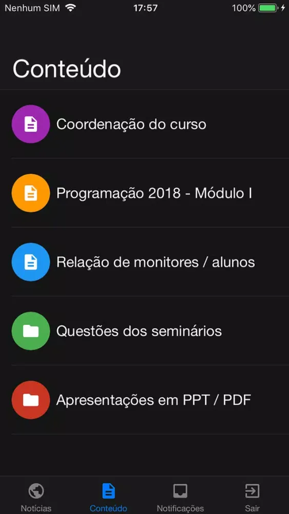 Minha Especialização スクリーンショット