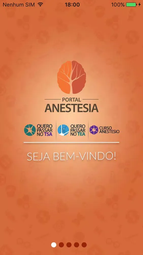 Capturas de tela do Anestesia App