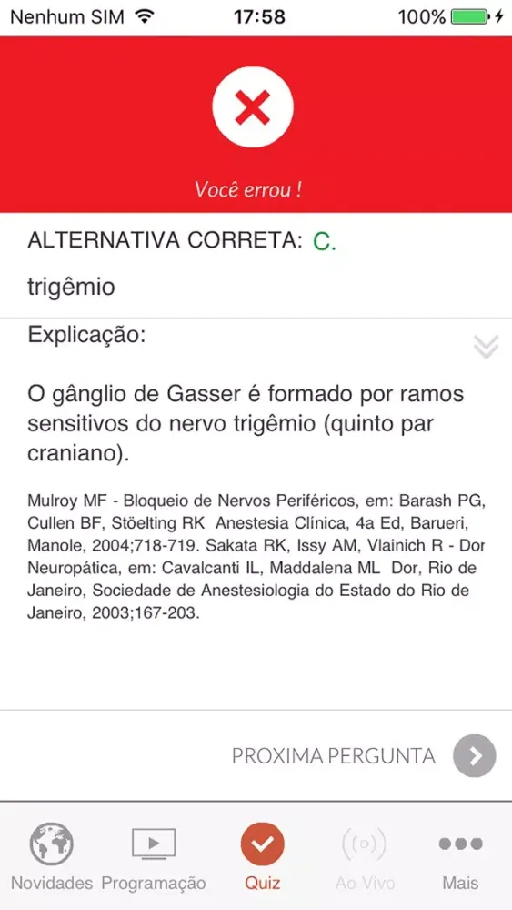 Capturas de tela do Anestesia App